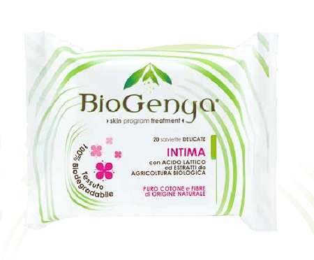 BIOGENYA SALVIETTINA INTIMA COTONE 20 PEZZI - Farmafamily.it