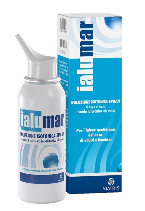 SOLUZIONE ISOTONICA SPRAY DI ACQUA DI MARE ACIDO IALURONICO SALE SODICO PER IGIENE NASO ADULTI E BAMBINI 100ML - Farmafamily.it