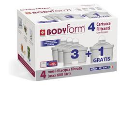BODYFORM CARTUCCE FILTRANTI 4 PEZZI - Farmafamily.it