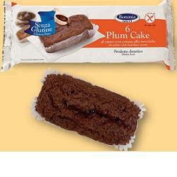 BONONIA PLUMCAKE AL CACAO CON CREMA ALLA NOCIOLA SENZA GLUTINE 6 X 45 G - Farmafamily.it