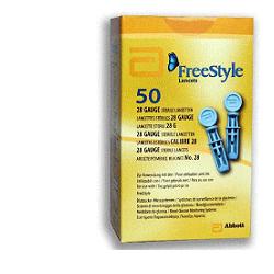LANCETTE PUNGIDITO FREESTYLE GAUGE 28 50 PEZZI - Farmafamily.it