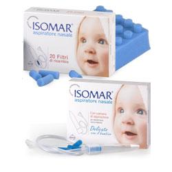 FILTRO RICAMBIO ASPIRATORE NASALE ISOMAR 20 PEZZI - Farmafamily.it