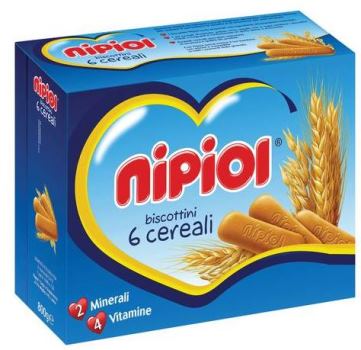 NIPIOL BISCOTTINI 6 CEREALI 800 G - Farmafamily.it