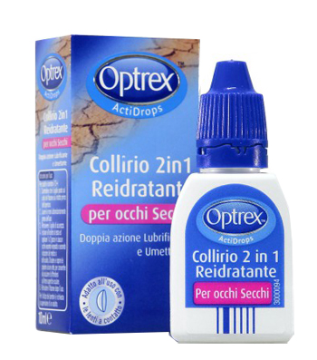 GOCCE OCULARI OPTREX ACTIDROPS 2IN1 REIDRATANTE OCCHI STANCHI 1 PEZZO - Farmafamily.it
