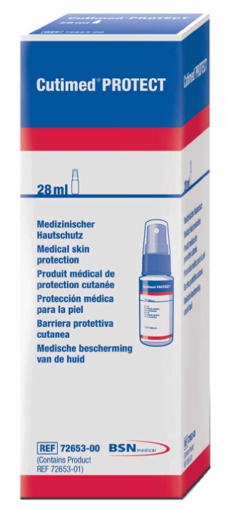 BARRIERA PROTETTIVA CUTANEA CUTIMED PROTECT FILM SPRAY 28 ML PER CUTE INTEGRA - Farmafamily.it