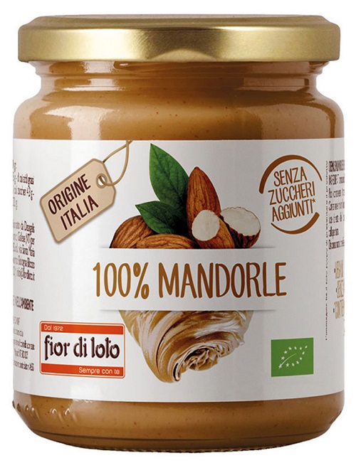 FIOR DI LOTO CREMA 100% DI MANDORLE TOSTATE - Farmafamily.it