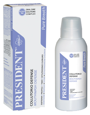 PRESIDENT DEFENSE COLLUTORIO CON ESETIDINA 250 ML - Farmafamily.it