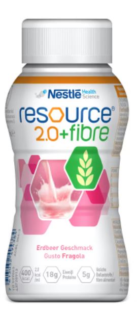 RESOURCE 2,0 + FIBRE FRAGOLA 200 ML - Farmafamily.it