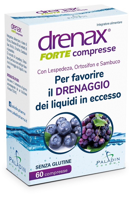 DRENAX FORTE MIRTILLO 60 COMPRESSE - Farmafamily.it