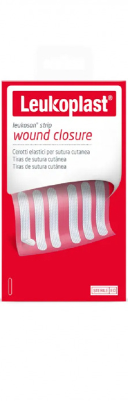 CEROTTO PER SUTURA LEUKOSAN STRIP 6X38MM 2 BUSTE X 6 CEROTTI - Farmafamily.it