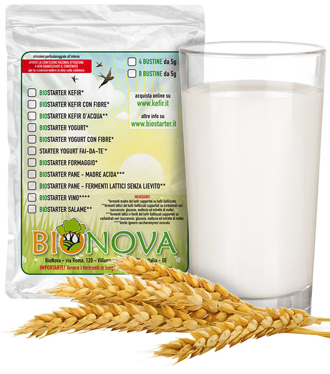 BIOSTARTER PER KEFIR 4 X 5 G - Farmafamily.it