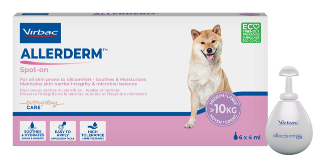 ALLERDERM SPOT ON CANI SUPERIORI A 10 KG 6 PIPETTE 4 ML - Farmafamily.it