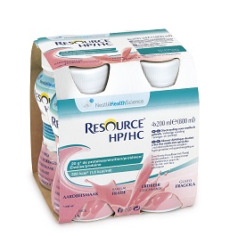 RESOURCE HP/HC FRAGOLA 4 BOTTIGLIE 200 ML - Farmafamily.it