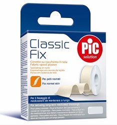 CEROTTO IN ROCCHETTO PIC CLASSIC FIX TELA BIANCO 2,5X500 CM FUSTELLA - Farmafamily.it