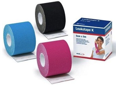 BENDA ADESIVA LEUKOTAPE K PER TAPING FISIOTERAPICO LARGHEZZA 5 CM LUNGHEZZA 5 M COLORE AZZURRO IN ROTOLO - Farmafamily.it