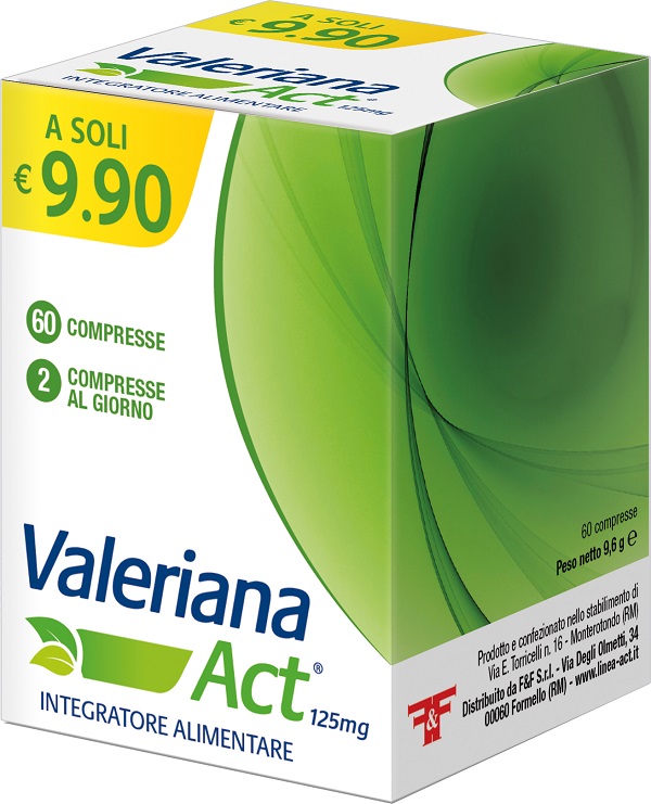 VALERIANA ACT 60 COMPRESSE - Farmafamily.it