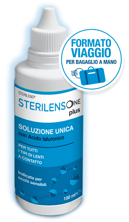SOLUZIONE UNICA STERILENS ONE PLUS CON ACIDO IALURONICO 100 ML - Farmafamily.it