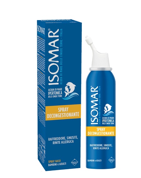 ISOMAR NASO CHIUSO SOLUZIONE ACQUA DI MARE IPERTONICA PER DECONGESTIONE NASO CHIUSO 50 ML - Farmafamily.it