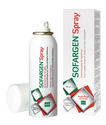 SOFARGEN SPRAY MEDICAZIONE  ARGENTO SULFADIAZINA 1%  125 ML - Farmafamily.it