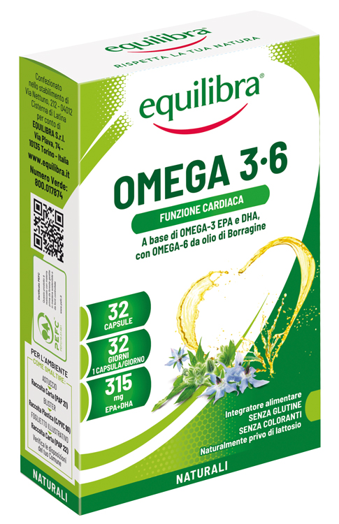 OMEGA 3-6 32 CAPSULE - Farmafamily.it