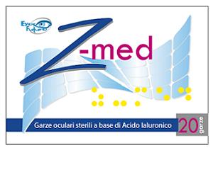 GARZA OCULARE Z MED MEDICATA CON ACIDO IALURONICO STERILE 20 BUSTE - Farmafamily.it