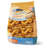 PIACERI MEDITERRANEI PASTA RISO RIGATONI 250 G - Farmafamily.it