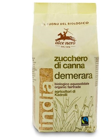ZUCCHERO DI CANNA DEMERARA BIO INDIA FAIRTRADE 500 G - Farmafamily.it