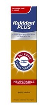 KUKIDENT DOPPIA AZIONE ADESIVO PROTESI DENTARIA 40 G - Farmafamily.it