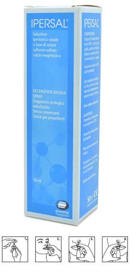 SOLUZIONE IPERTONICA IPERSAL SPRAY NASALE 50 ML - Farmafamily.it