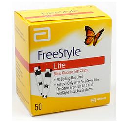 STRISCE MISURAZIONE GLICEMIA FREESTYLE LITE 50 PEZZI - Farmafamily.it