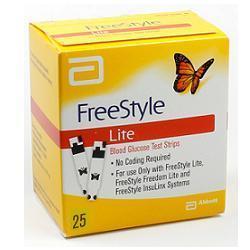 STRISCE MISURAZIONE GLICEMIA FREESTYLE LITE 25 PEZZI - Farmafamily.it