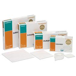 MEDICAZIONE STERILE IN FIBRE DI CELLULOSA ETILSOLFONATA GELICANTE DURAFIBER ASSORBENTE 10X10CM 10 PEZZI - Farmafamily.it