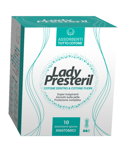 LADY PRESTERIL ANATOMICO POCKET 10 PEZZI - Farmafamily.it
