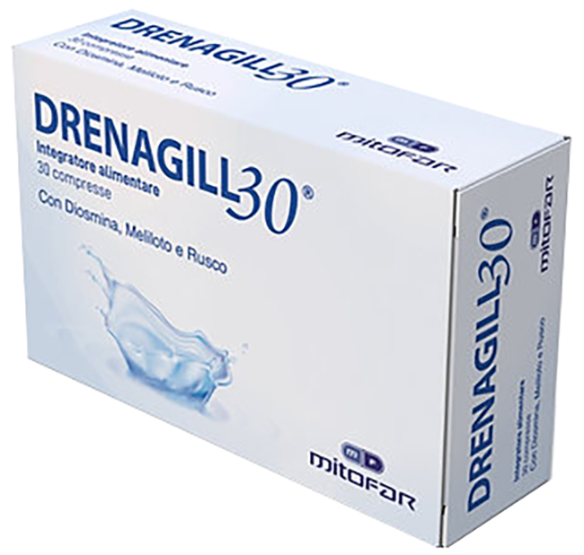 DRENAGILL 30 30 COMPRESSE - Farmafamily.it