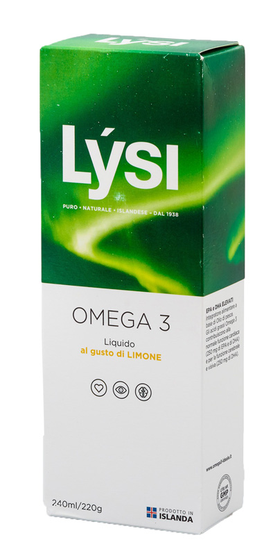 LYSI OMEGA3 LIQUIDO LIMONE 240 ML - Farmafamily.it