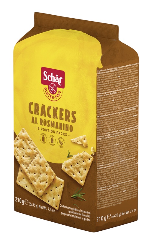 SCHAR CRACKERS AL ROSMARINO 6 CONFEZIONI DA 35 G - Farmafamily.it