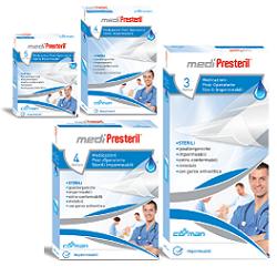 MEDICAZIONE POST OPERATORIA MEDIPRESTERIL IMPERMEABILE 10X15CM 4 PEZZI - Farmafamily.it
