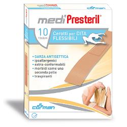 CEROTTO PER DITA MEDIPRESTERIL FLESSIBILE 12X2CM 10 PEZZI - Farmafamily.it