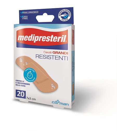 CEROTTO MEDIO MEDIPRESTERIL RESISTENTE 7X2CM 20 PEZZI - Farmafamily.it