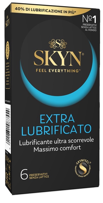PROFILATTICO SKYN EXTRA LUBRIFICATO 6 PEZZI - Farmafamily.it