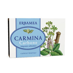 CARMINA CARBONE 24 CAPSULE VEGETALI 12 G - Farmafamily.it