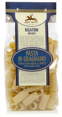 RIGATONI DI GRAGNANO DI SEMOLA DI GRANO DURO IGP BIO 500 G - Farmafamily.it