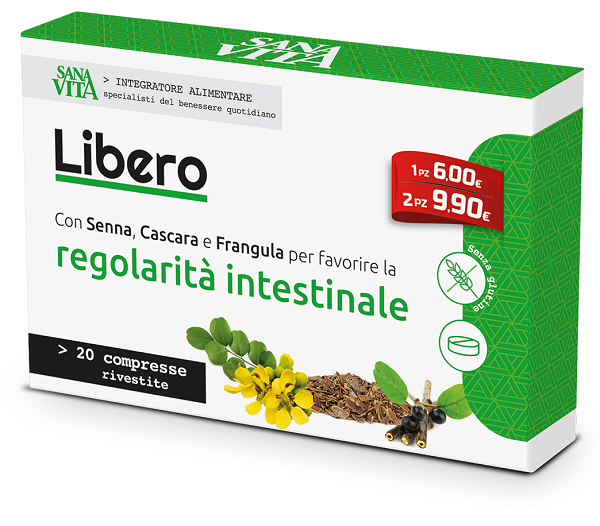 SANAVITA LIBERO 20 COMPRESSE - Farmafamily.it