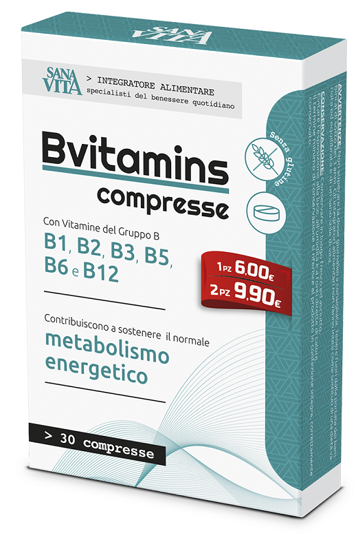 SANAVITA BVITAMINS 30 COMPRESSE - Farmafamily.it