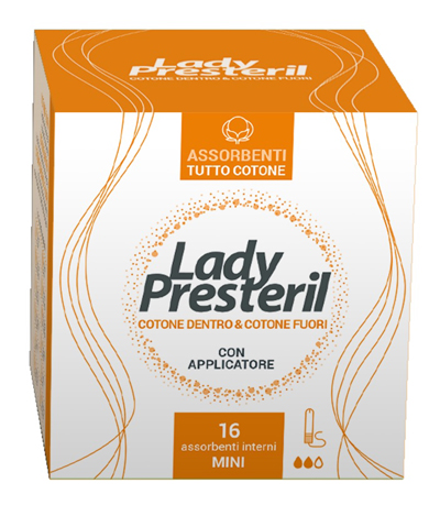 LADY PRESTERIL ASSORBENTI INTERNI MINI 16 PEZZI - Farmafamily.it