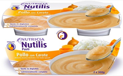 NUTILIS PASTI POLLO CON CAROTE 2 X 300 G - Farmafamily.it