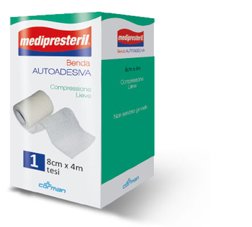 BENDA ADESIVA MEDIPRESTERIL 8X400 CM - Farmafamily.it
