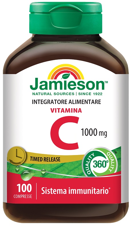JAMIESON VITAMINA C 1000 TIMED RELEASE 100 COMPRESSE BARATTOG - Farmafamily.it