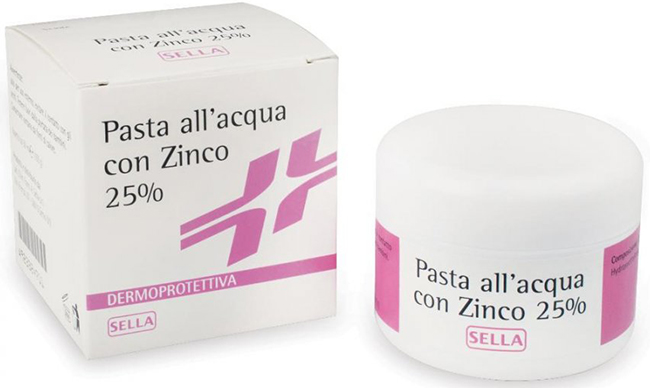 PASTA ACQUA CON ZINCO 25% 100 G - Farmafamily.it