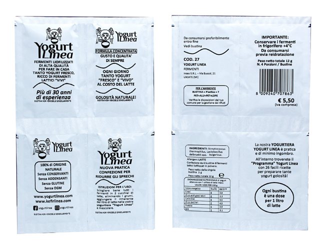 YOGURT LINEA FERMENTI LIOFILIZZATI 4 BUSTINE DA 6,5 G - Farmafamily.it